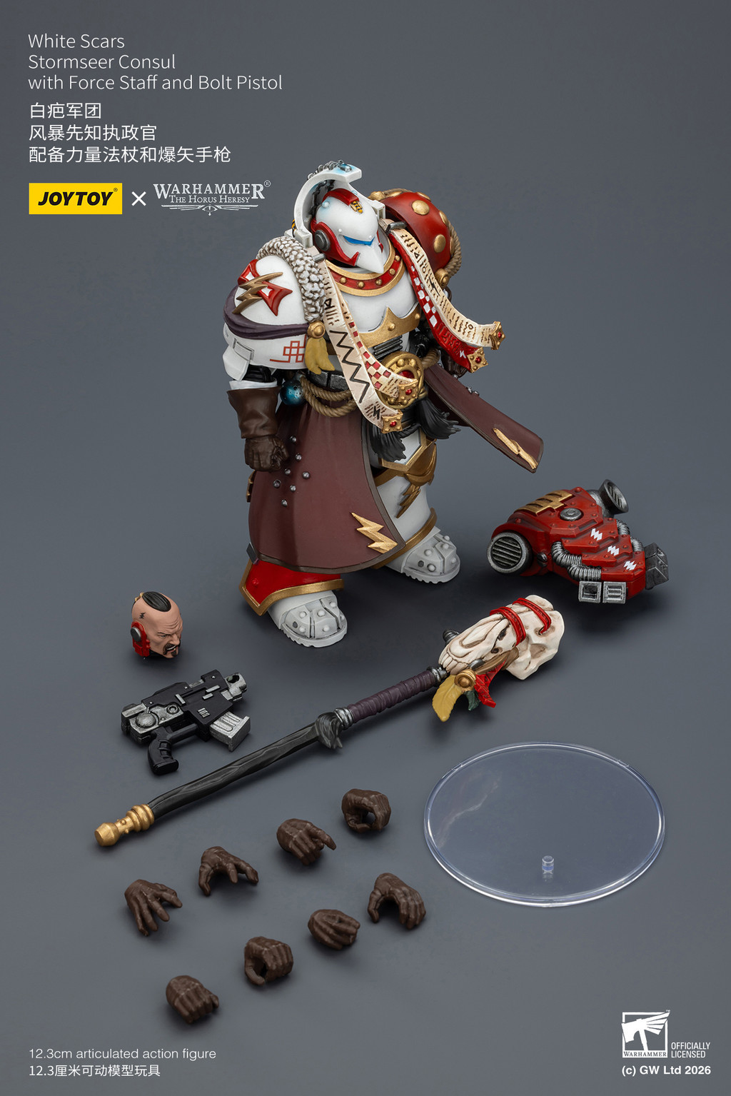 White Scars Stormseer Consul with Force Staff and Bolt Pistol - view 16