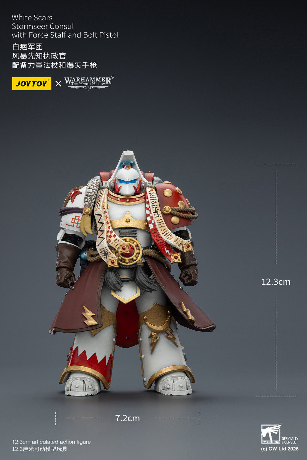 White Scars Stormseer Consul with Force Staff and Bolt Pistol - view 17