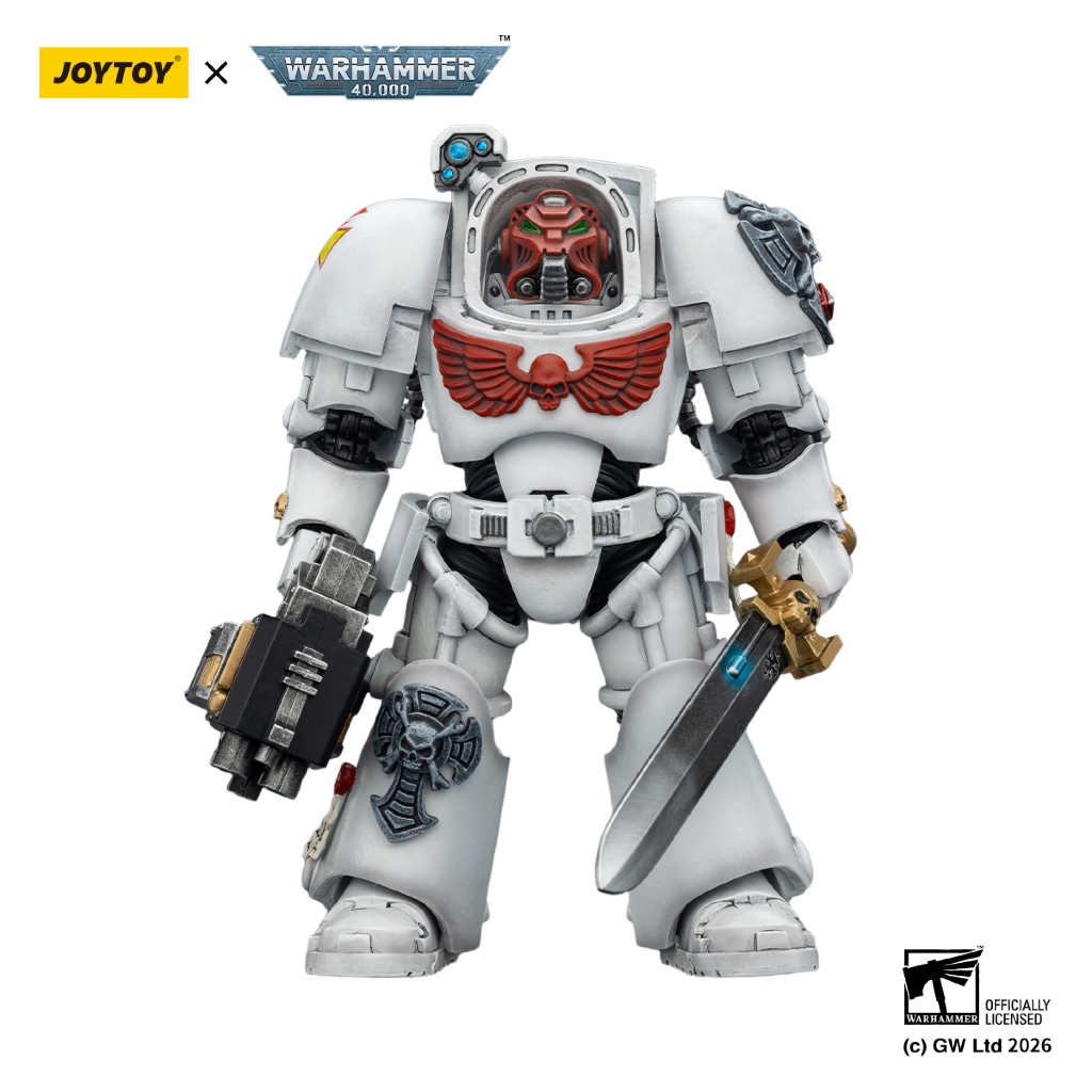 White Scars Terminator 1 with Power Sword and Storm Bolter - view 2