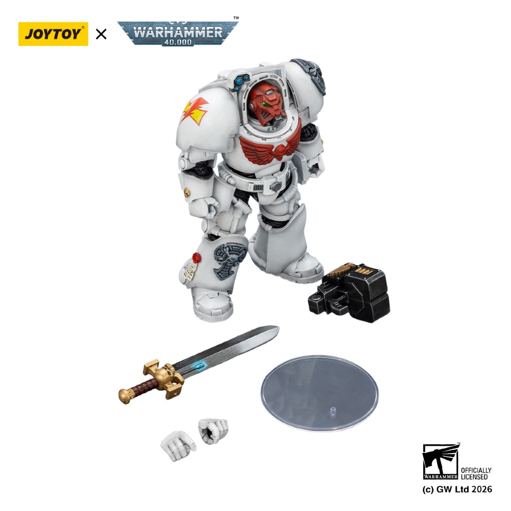 White Scars Terminator 1 with Power Sword and Storm Bolter - view 6