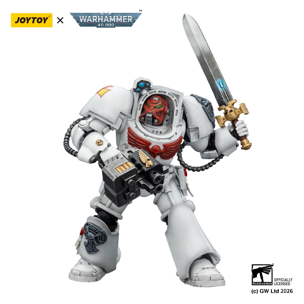 White Scars Terminator 1 with Power Sword and Storm Bolter - view 5