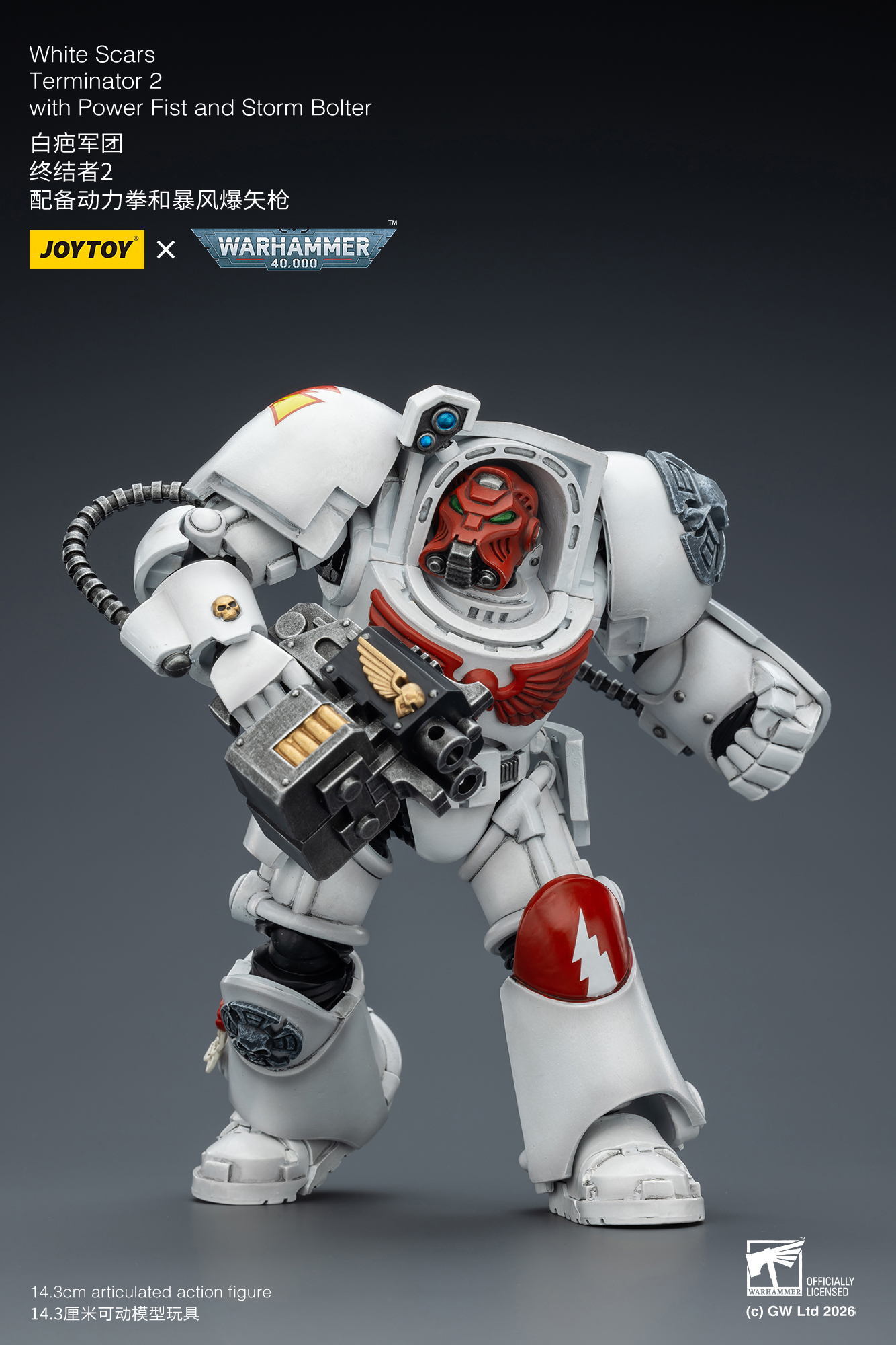 White Scars Terminator 2 with Power Fist and Storm Bolter - view 12