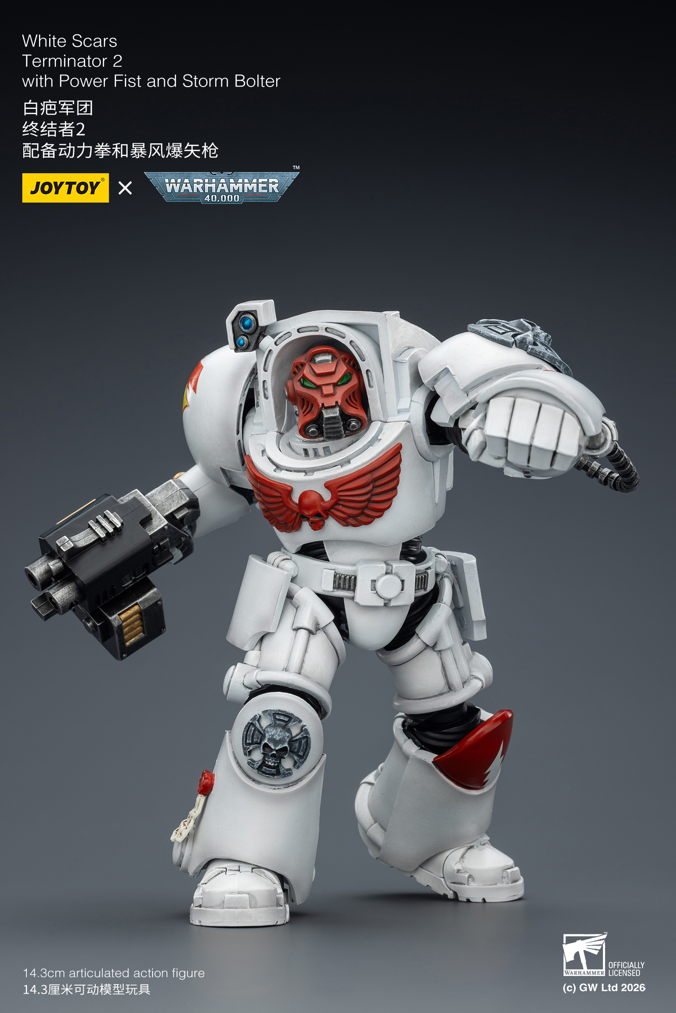 White Scars Terminator 2 with Power Fist and Storm Bolter - view 13