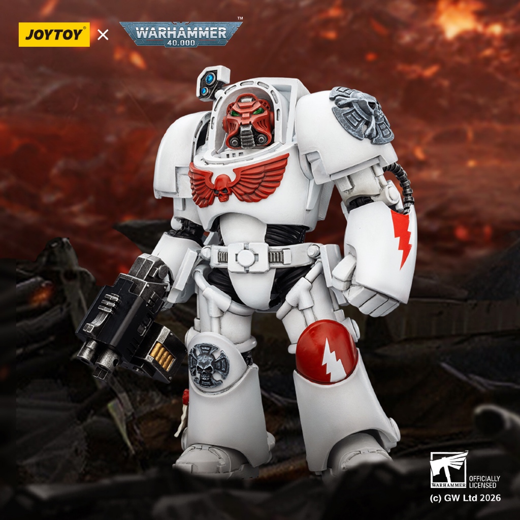 White Scars Terminator 2 with Power Fist and Storm Bolter - main product image