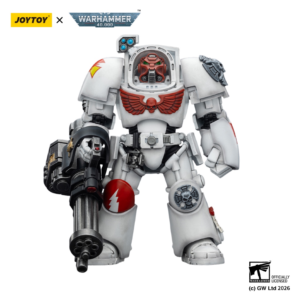 White Scars Terminator 3 with Power Fist and Assault Cannon - view 2