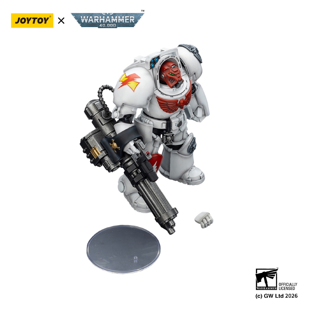 White Scars Terminator 3 with Power Fist and Assault Cannon - view 6