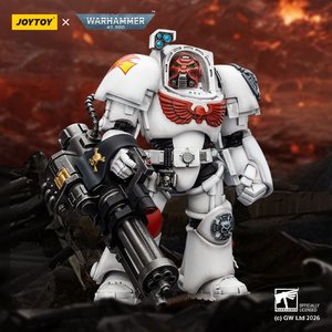 White Scars Terminator 3 with Power Fist and Assault Cannon - Premium action figure - $0.00