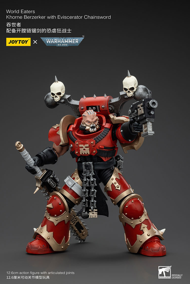 World Eaters Khorne Berzerker with Eviscerator Chainsword - view 10