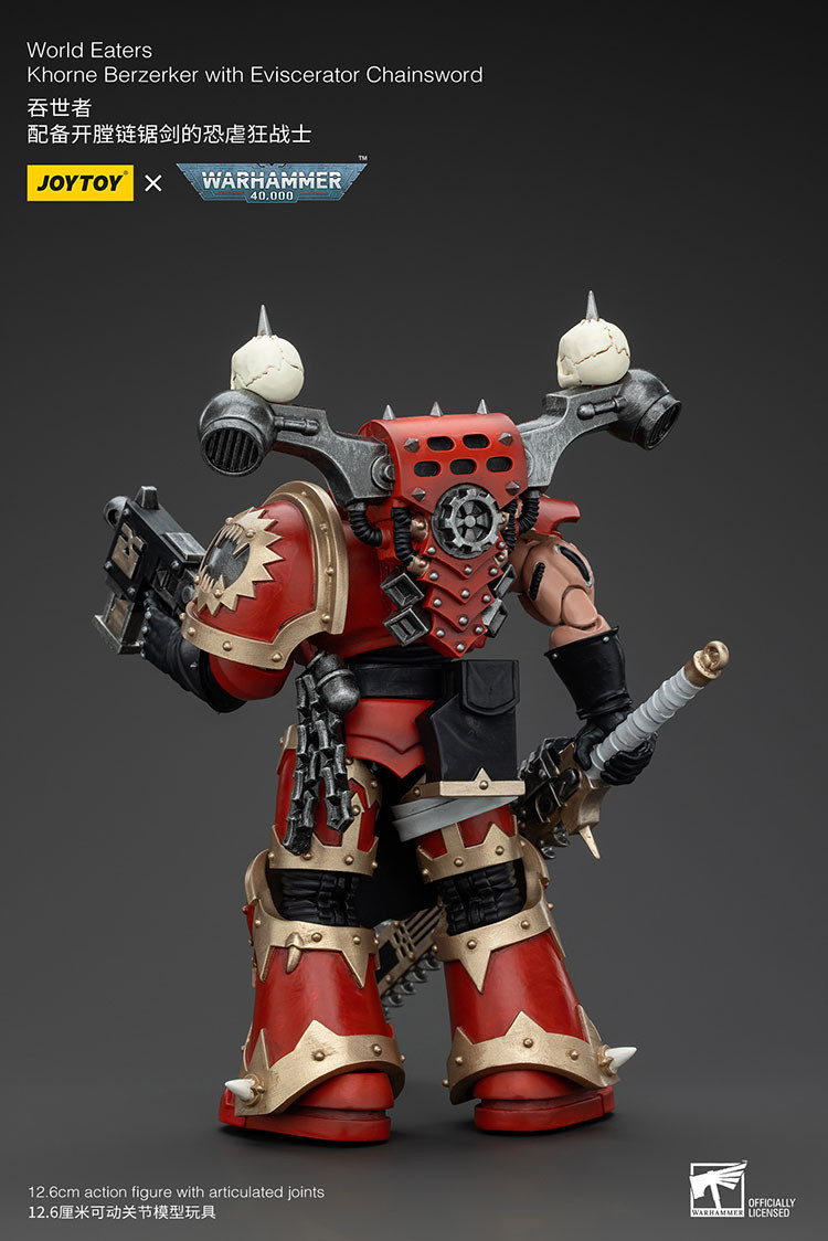World Eaters Khorne Berzerker with Eviscerator Chainsword - view 9