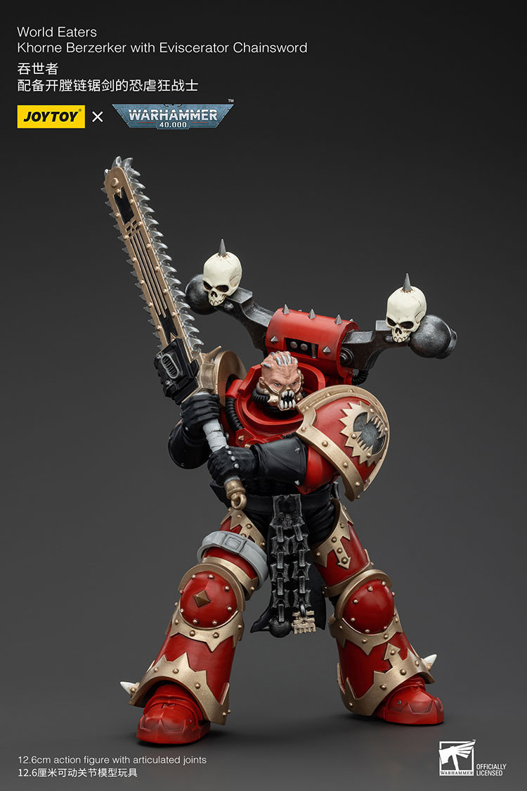 World Eaters Khorne Berzerker with Eviscerator Chainsword - view 11