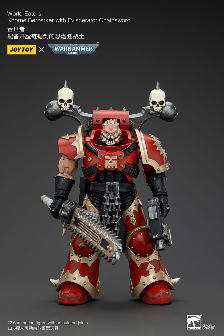 World Eaters Khorne Berzerker with Eviscerator Chainsword - view 7