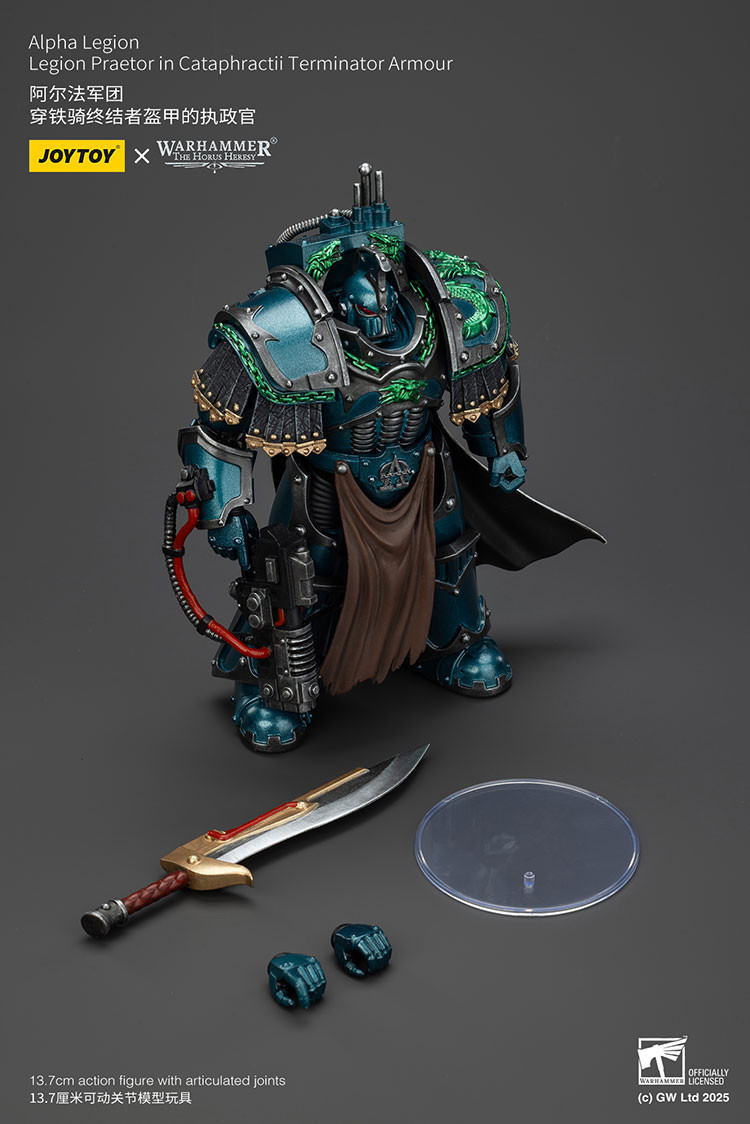 Alpha Legion Legion Praetor in Cataphractii Terminator Armour - view 14