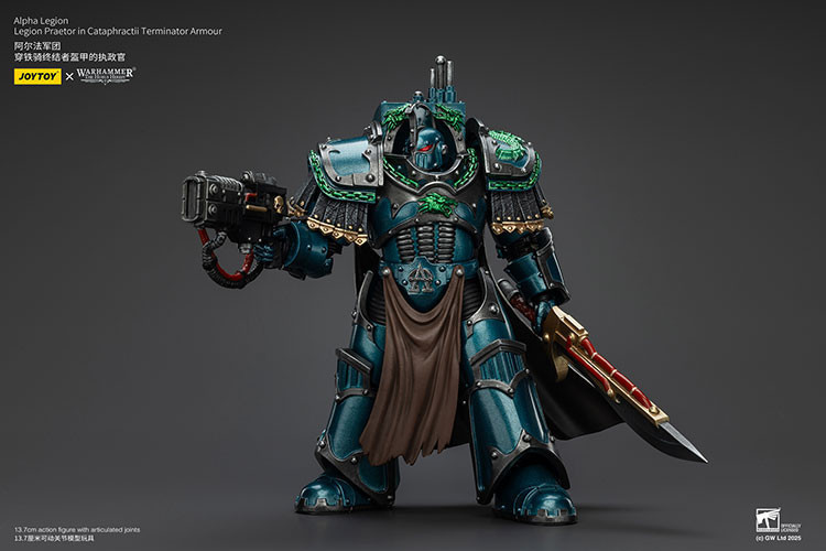 Alpha Legion Legion Praetor in Cataphractii Terminator Armour - view 11