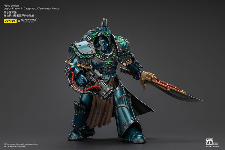 Alpha Legion Legion Praetor in Cataphractii Terminator Armour - view 13