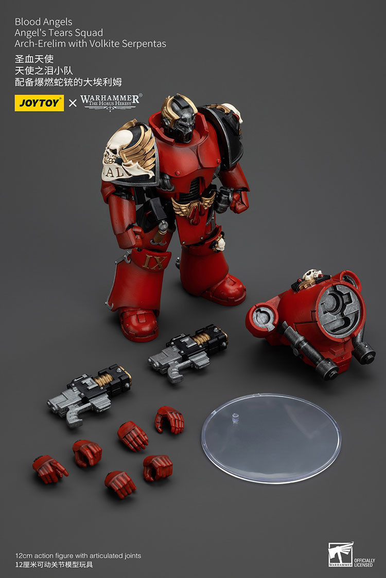 Blood Angels Angel's Tears Squad Arch-Erelim with Volkite Serpentas - view 13