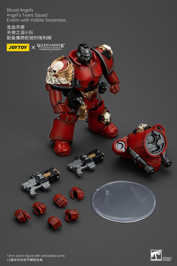 Blood Angels Angel's Tears Squad Erelim with Volkite Serpentas - view 13