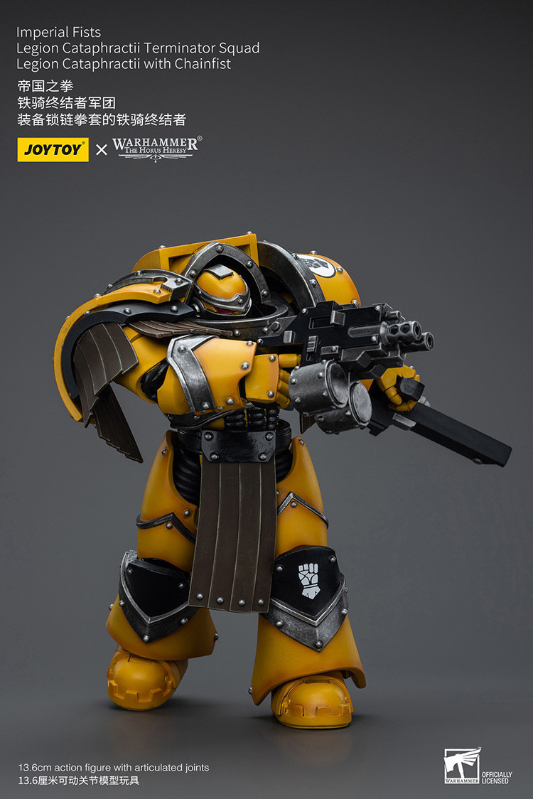 Imperial Fists Legion Cataphractii Terminator Squad Legion Cataphractii with Chainfist - view 8