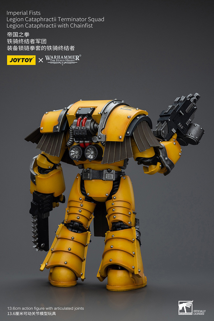 Imperial Fists Legion Cataphractii Terminator Squad Legion Cataphractii with Chainfist - view 9