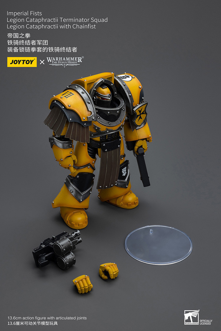 Imperial Fists Legion Cataphractii Terminator Squad Legion Cataphractii with Chainfist - view 6