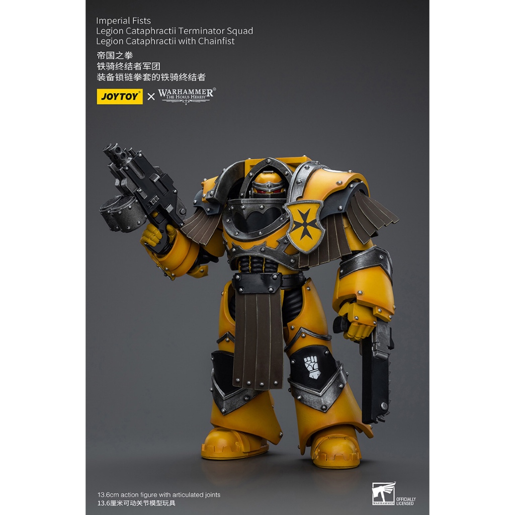 Imperial Fists Legion Cataphractii Terminator Squad Legion Cataphractii with Chainfist - main product image