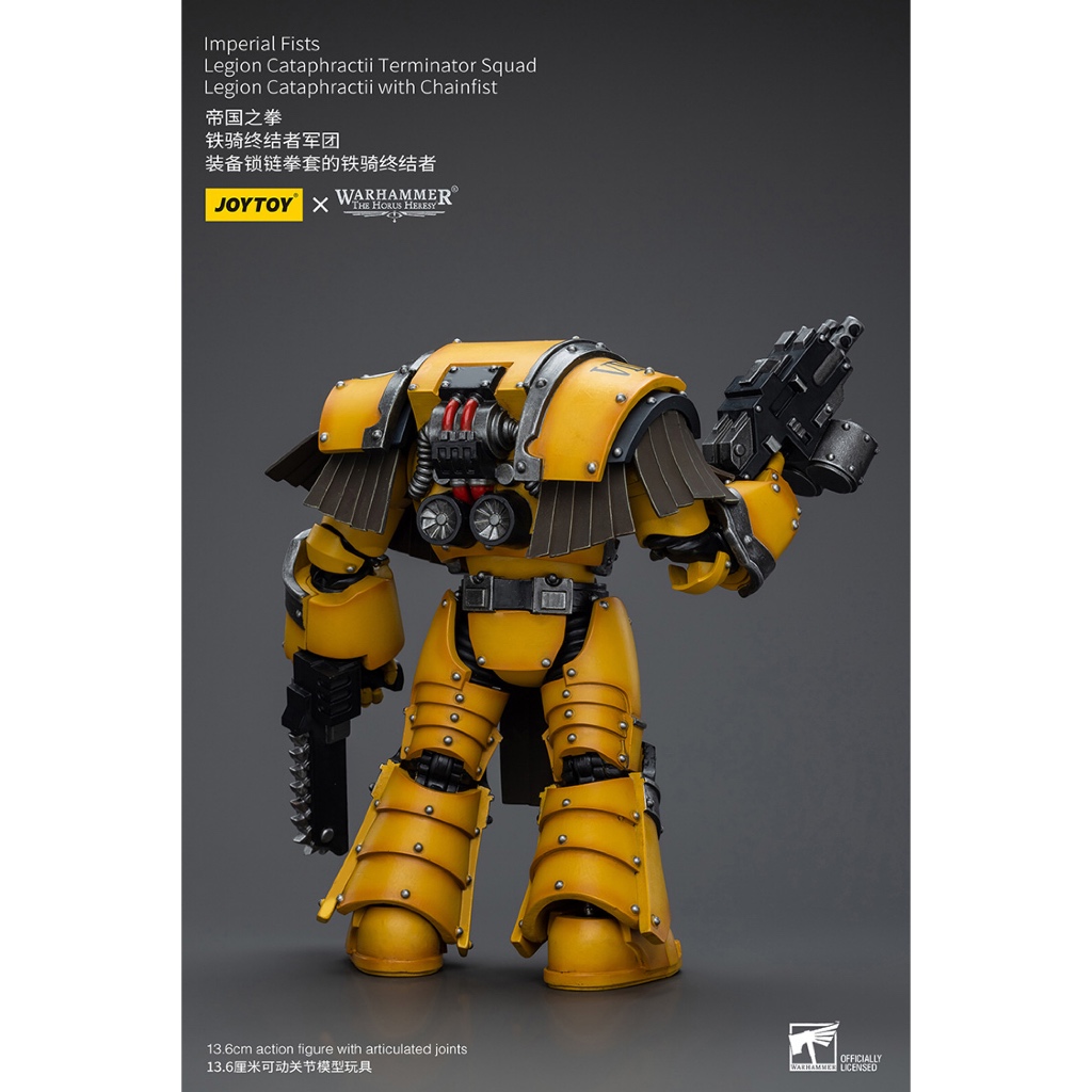 Imperial Fists Legion Cataphractii Terminator Squad Legion Cataphractii with Chainfist - view 5