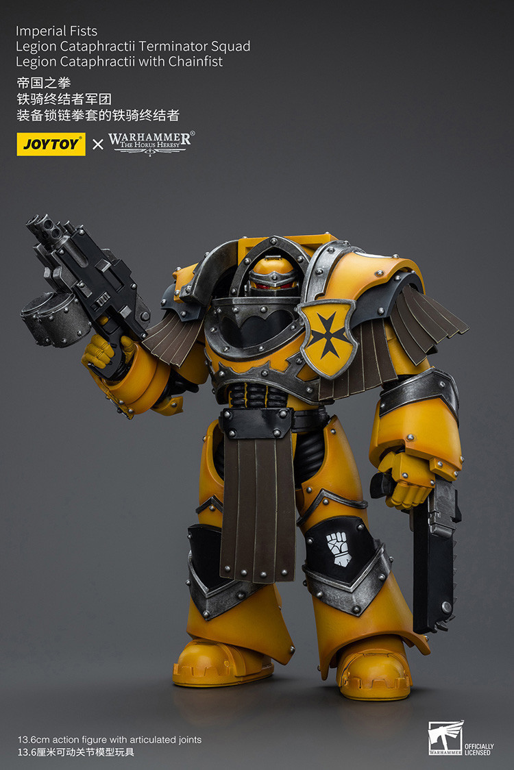 Imperial Fists Legion Cataphractii Terminator Squad Legion Cataphractii with Chainfist - view 10