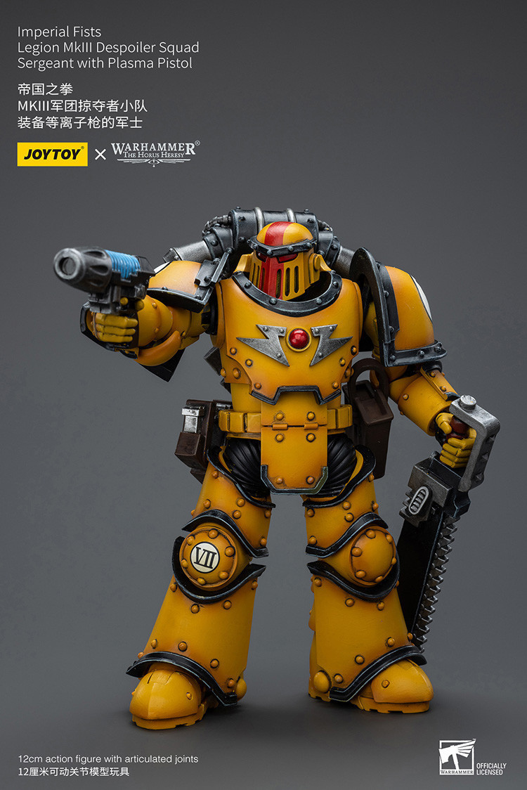 Imperial Fists Legion MkIII Despoiler Squad Sergeant with Plasma Pistol - view 10