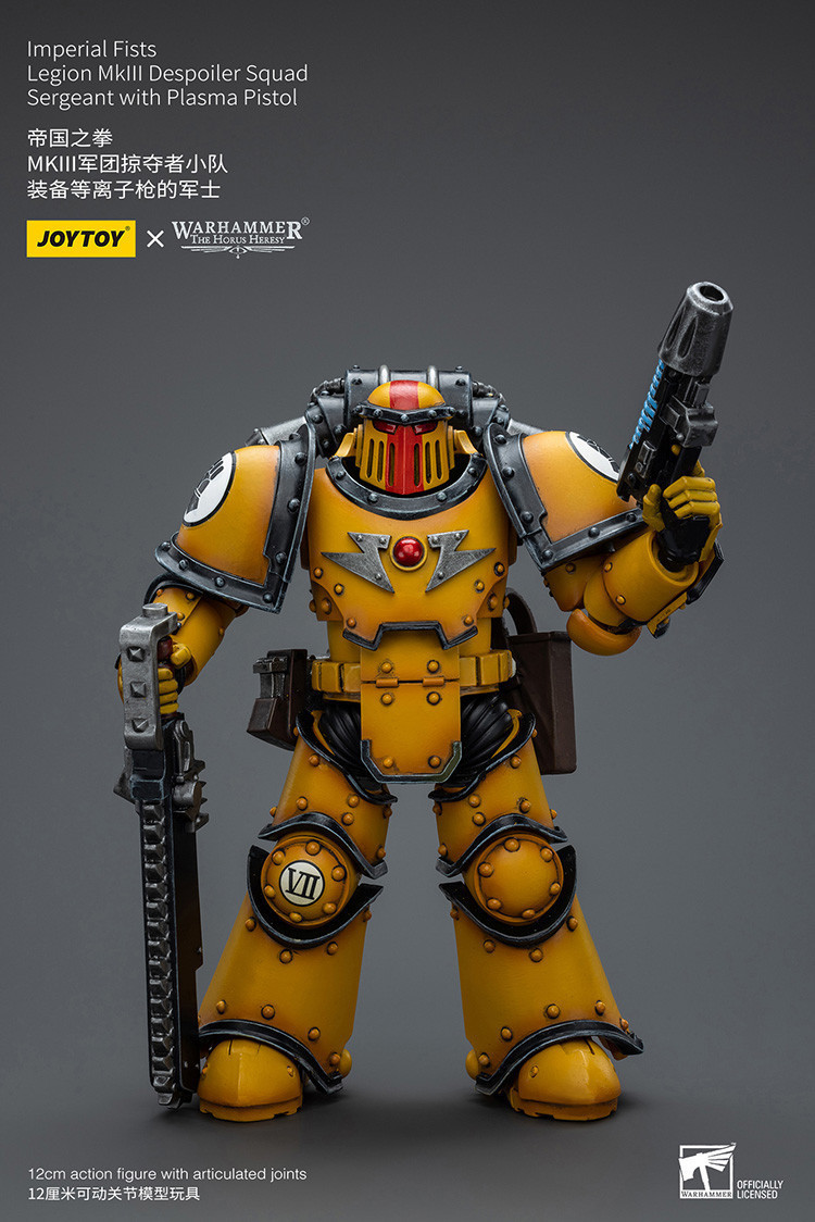 Imperial Fists Legion MkIII Despoiler Squad Sergeant with Plasma Pistol - view 13