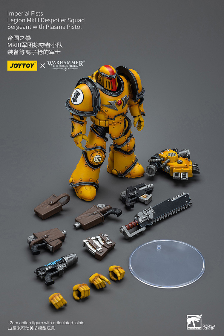 Imperial Fists Legion MkIII Despoiler Squad Sergeant with Plasma Pistol - view 14