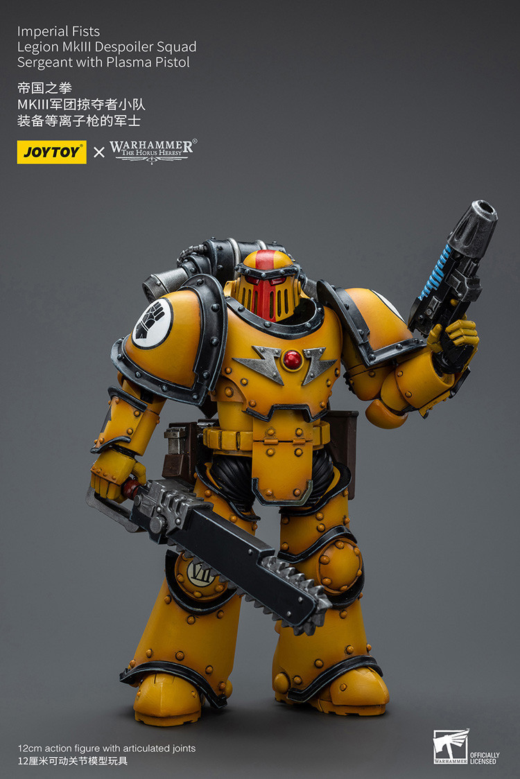 Imperial Fists Legion MkIII Despoiler Squad Sergeant with Plasma Pistol - view 11