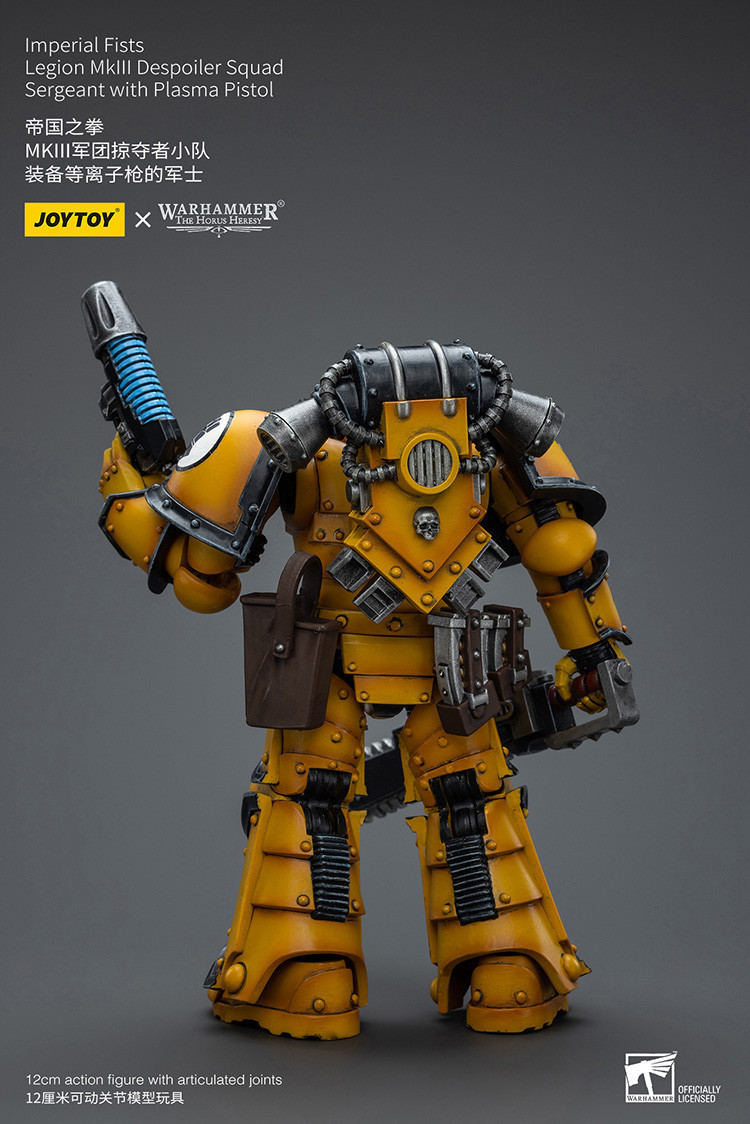 Imperial Fists Legion MkIII Despoiler Squad Sergeant with Plasma Pistol - view 12