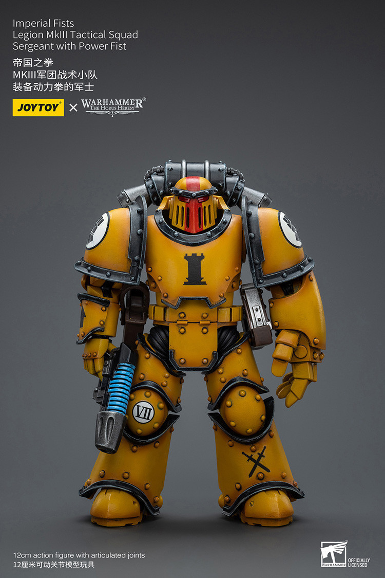 Imperial Fists Legion MkIII Tactical Squad Sergeant with Power Fist - view 11