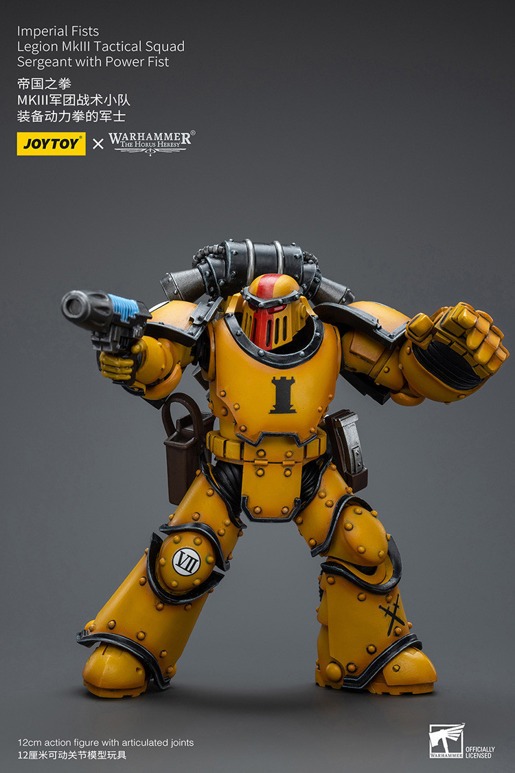 Imperial Fists Legion MkIII Tactical Squad Sergeant with Power Fist - view 8