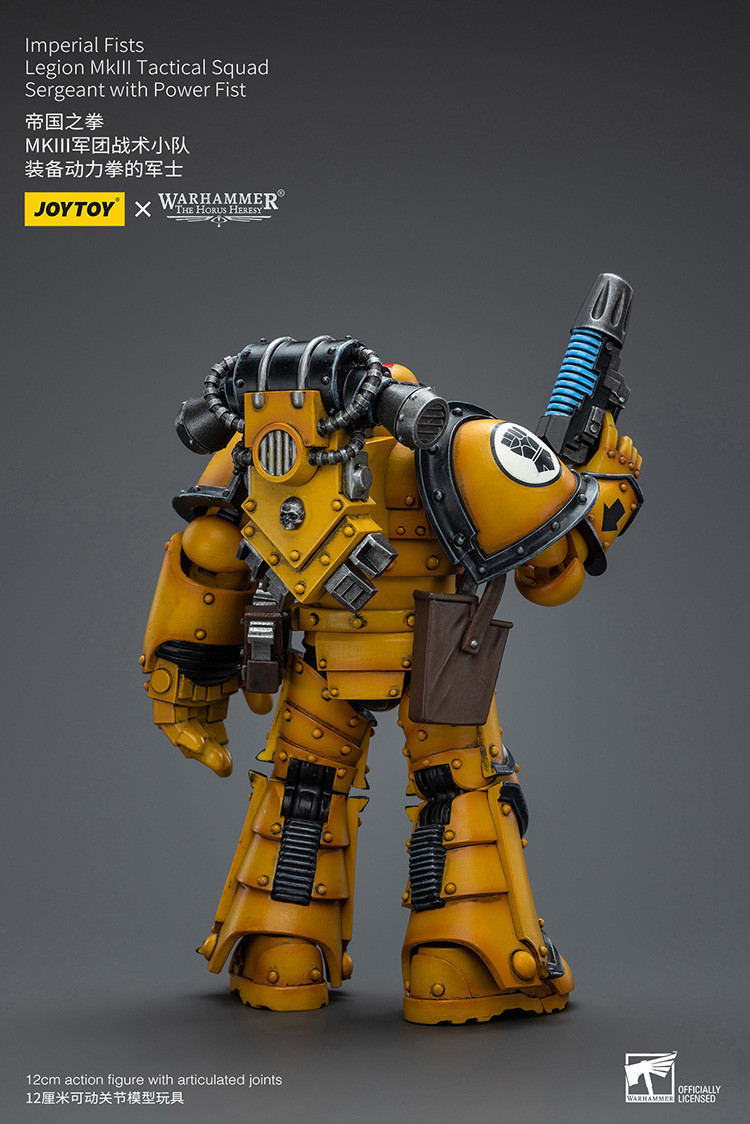Imperial Fists Legion MkIII Tactical Squad Sergeant with Power Fist - view 10