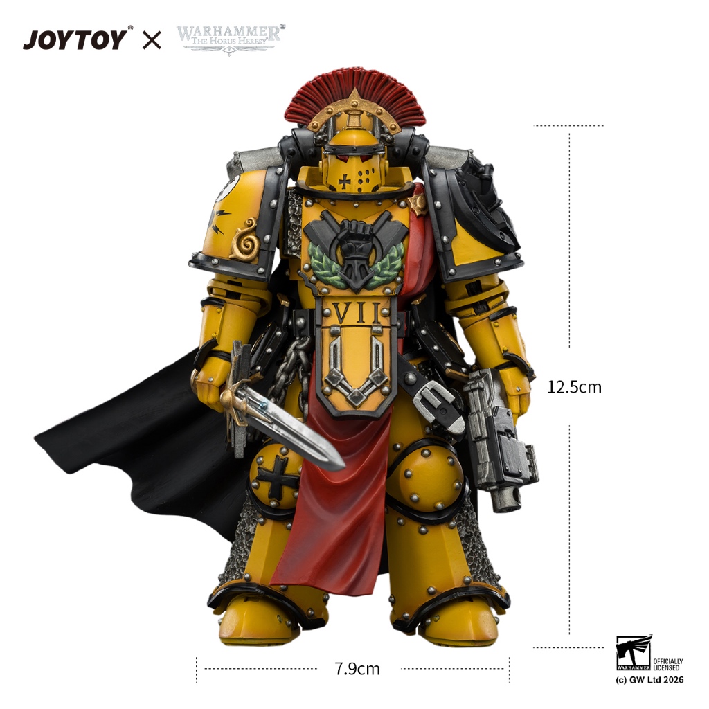 Imperial Fists Legion Praetor in Mk III Armour with Power Sword and Bolt Pistol - view 7