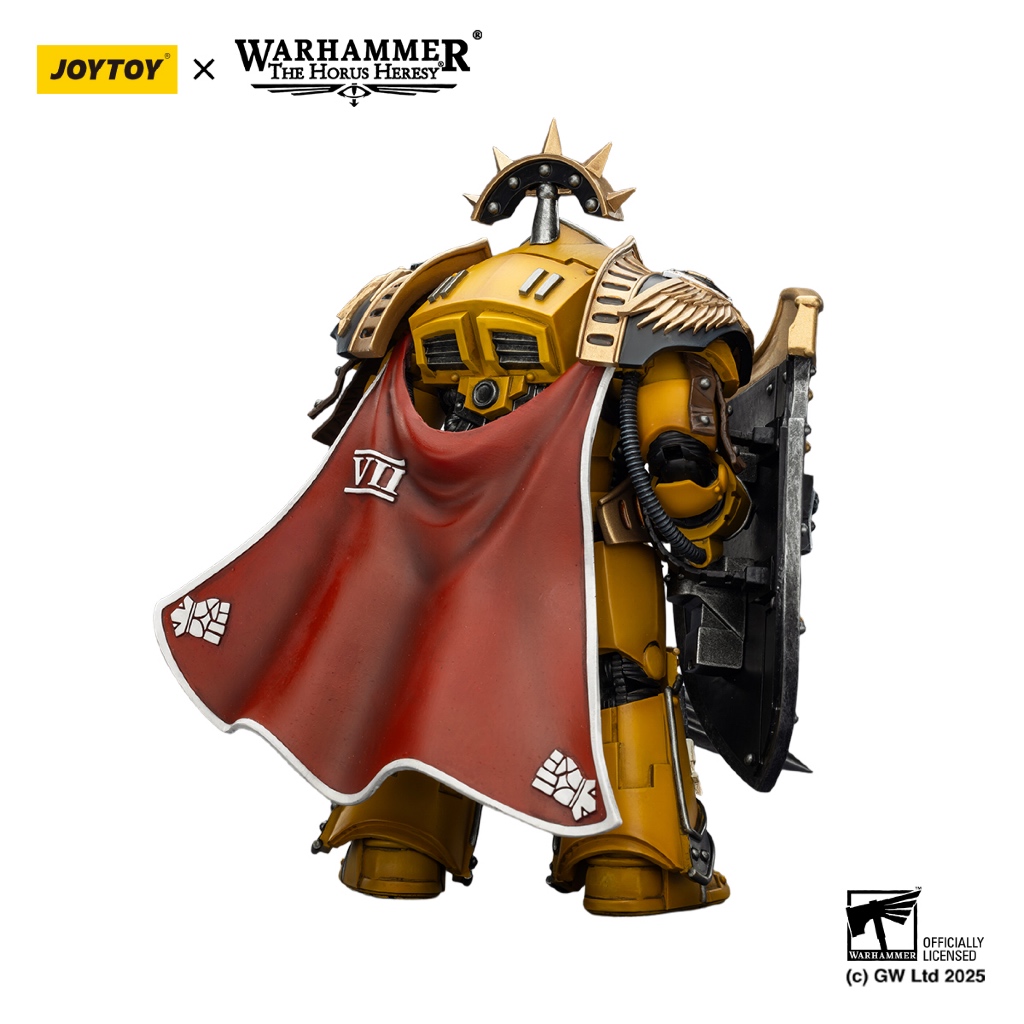 Imperial Fists Legion Praetor in Tartaros Terminator Armour with Power Sword and Vigil Storm Shield - view 3
