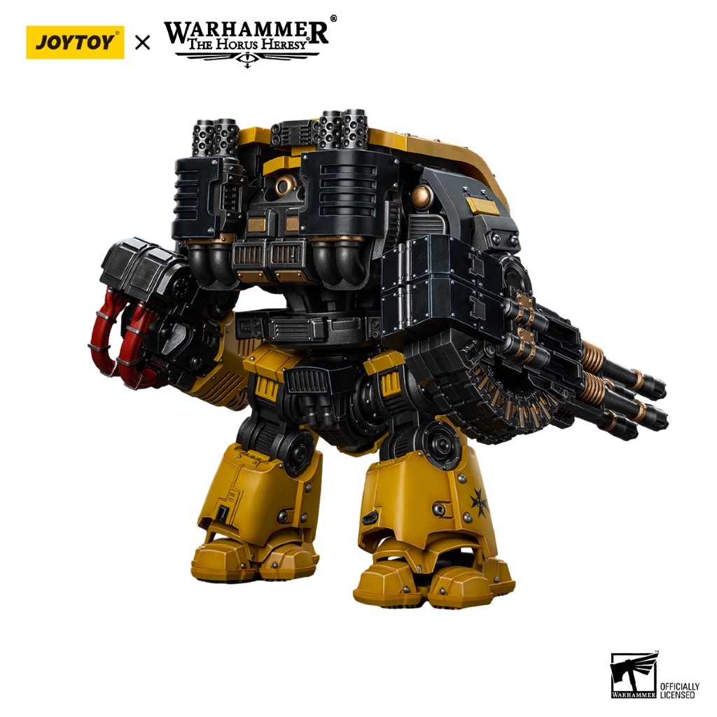 Imperial Fists Leviathan Dreadnought with Cyclonic Melta Lance and Storm Cannon - view 3