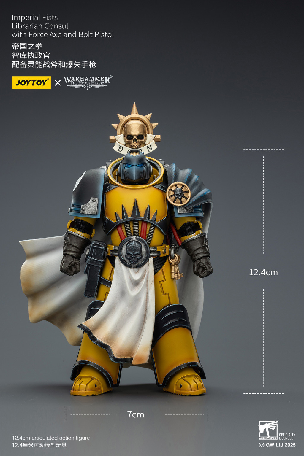 Imperial Fists Librarian Consul with Force Axe and Bolt Pistol - view 18
