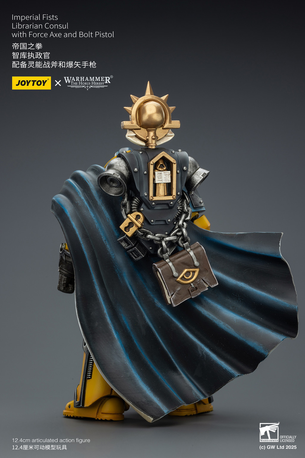 Imperial Fists Librarian Consul with Force Axe and Bolt Pistol - view 10