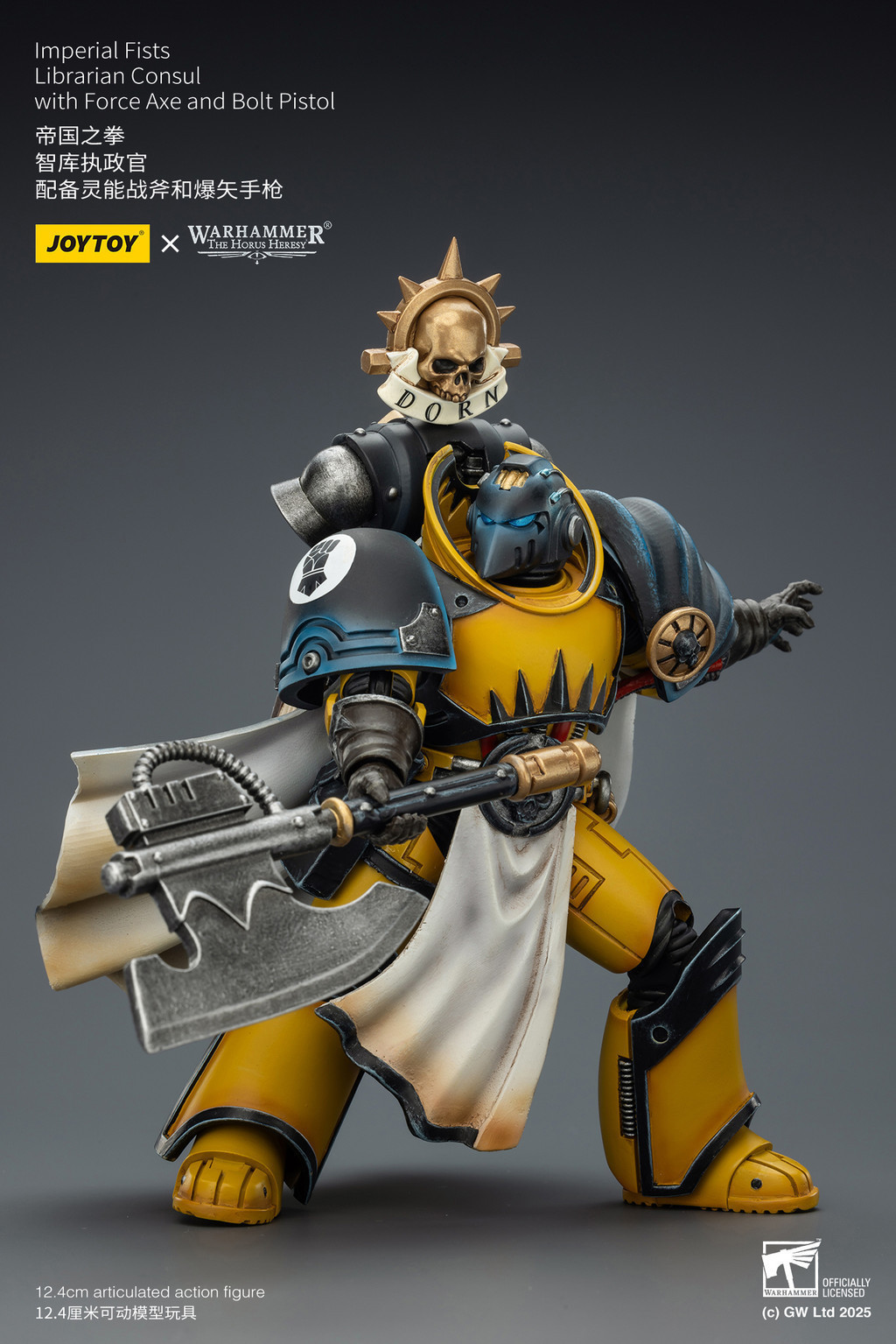 Imperial Fists Librarian Consul with Force Axe and Bolt Pistol - view 14