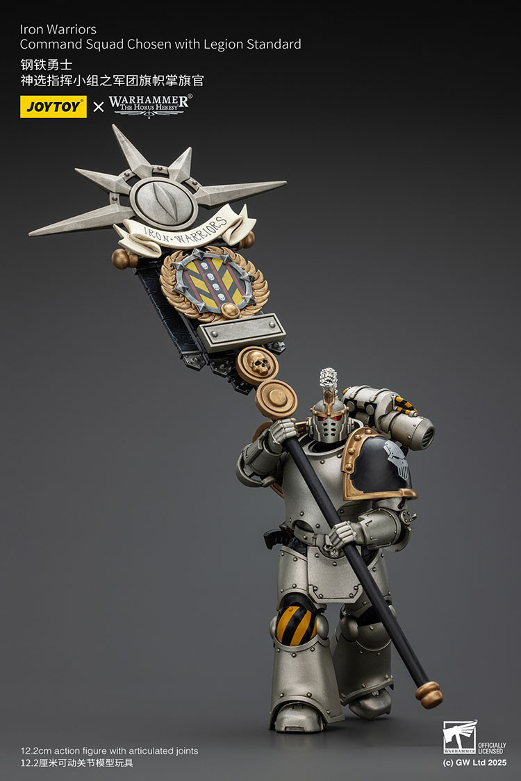 Iron Warriors Command Squad Chosen with Legion Standard - view 10