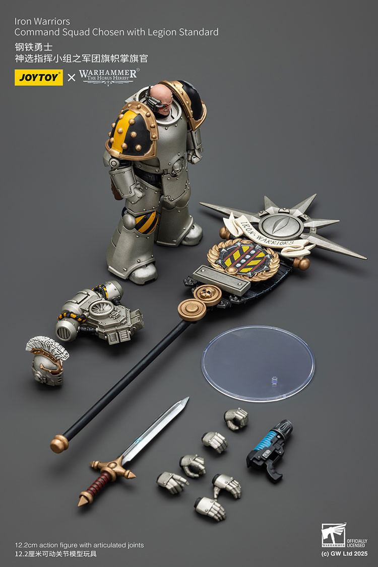 Iron Warriors Command Squad Chosen with Legion Standard - view 16