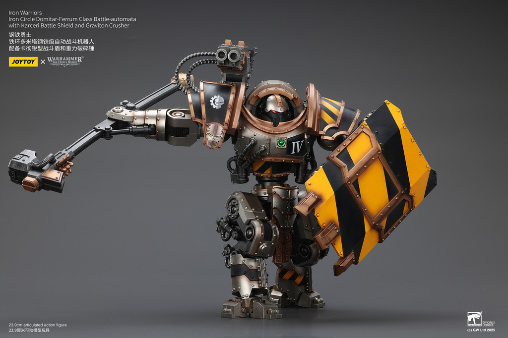 Iron WarriorsIron Circle Domitar-Ferrum Class Battle-automata with Karceri Battle Shield and Graviton Crusher - view 16