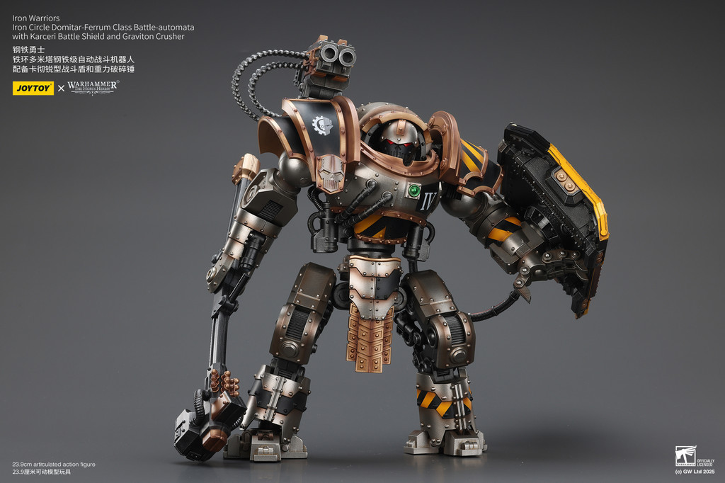 Iron WarriorsIron Circle Domitar-Ferrum Class Battle-automata with Karceri Battle Shield and Graviton Crusher - view 10