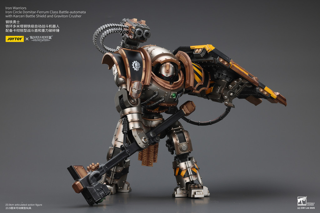 Iron WarriorsIron Circle Domitar-Ferrum Class Battle-automata with Karceri Battle Shield and Graviton Crusher - view 14