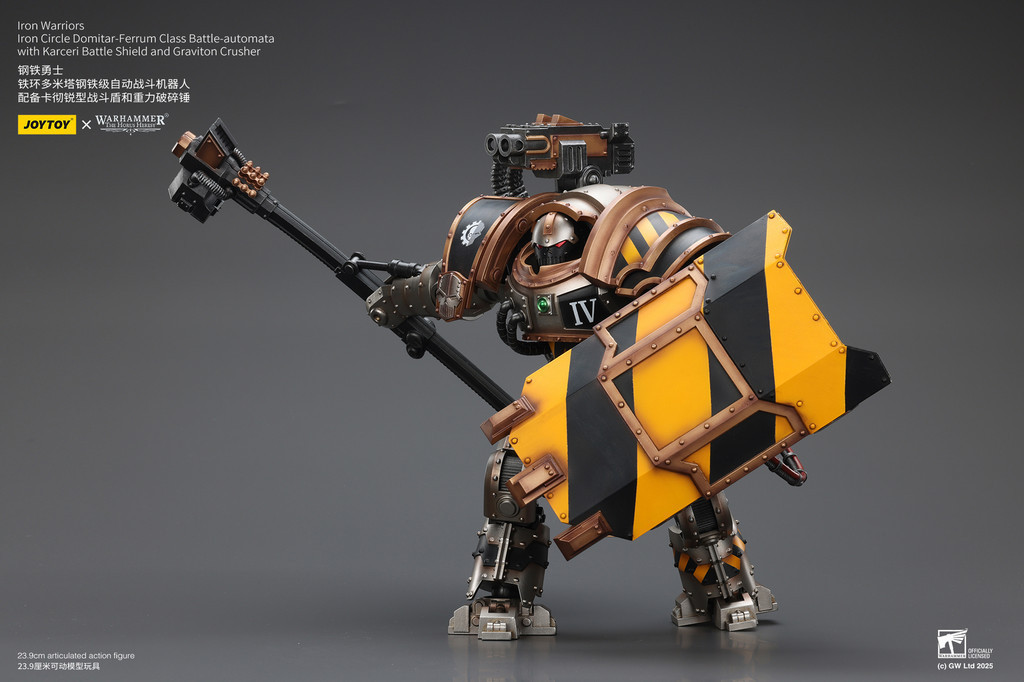 Iron WarriorsIron Circle Domitar-Ferrum Class Battle-automata with Karceri Battle Shield and Graviton Crusher - view 12