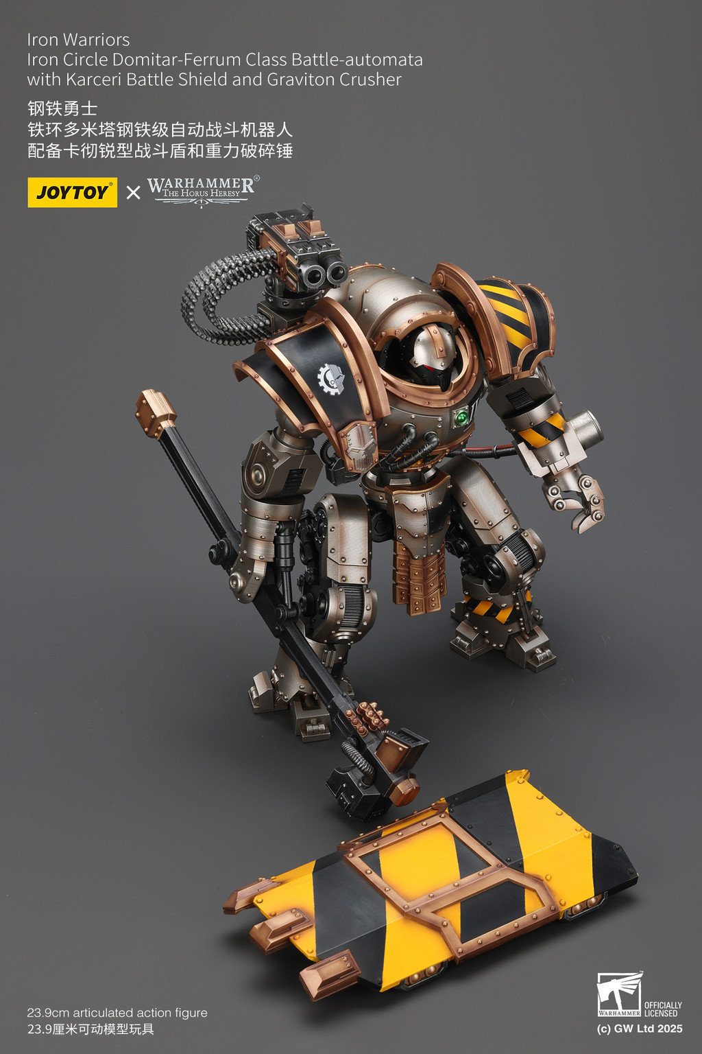 Iron WarriorsIron Circle Domitar-Ferrum Class Battle-automata with Karceri Battle Shield and Graviton Crusher - view 20