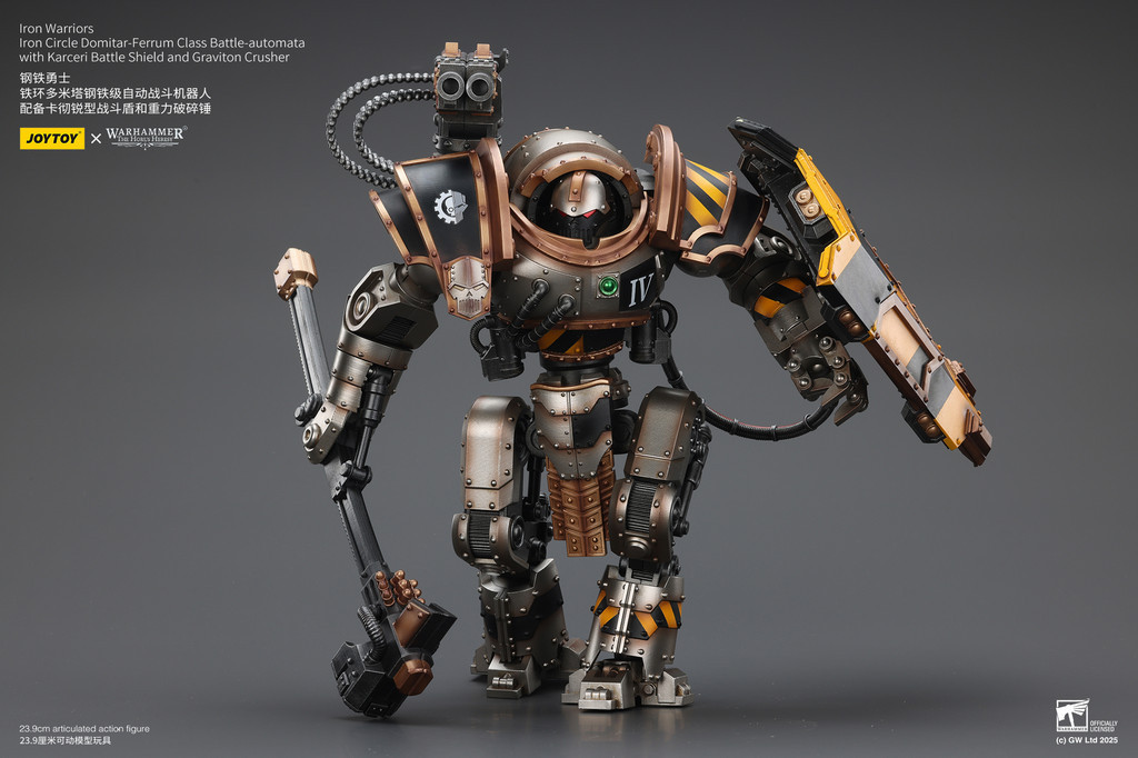 Iron WarriorsIron Circle Domitar-Ferrum Class Battle-automata with Karceri Battle Shield and Graviton Crusher - view 11