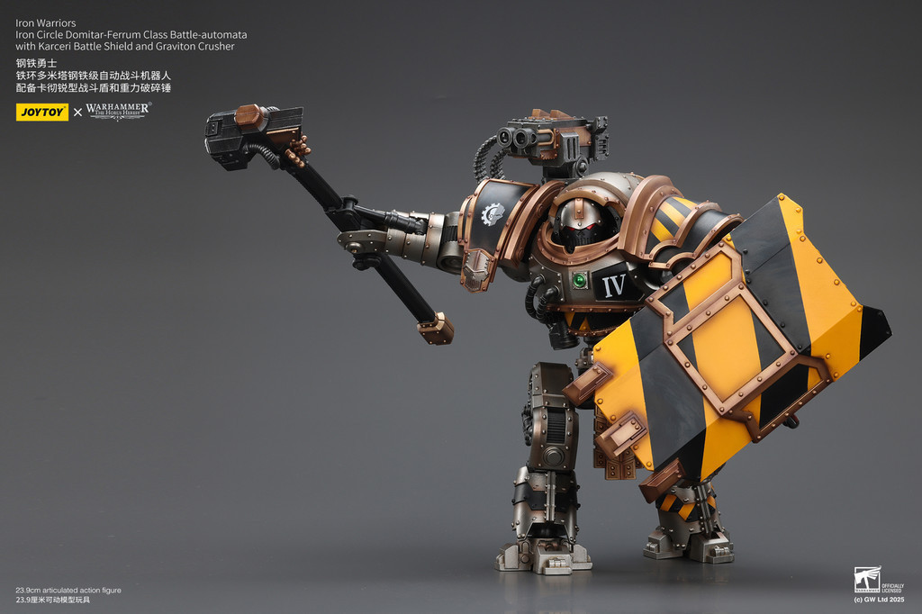 Iron WarriorsIron Circle Domitar-Ferrum Class Battle-automata with Karceri Battle Shield and Graviton Crusher - view 13