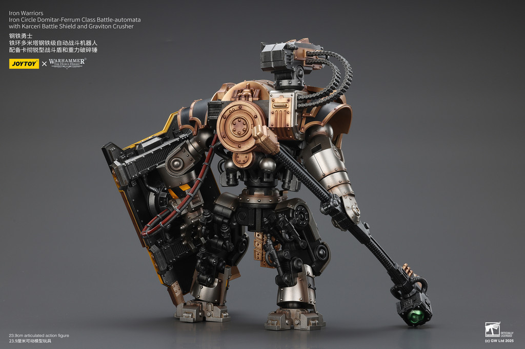 Iron WarriorsIron Circle Domitar-Ferrum Class Battle-automata with Karceri Battle Shield and Graviton Crusher - view 18